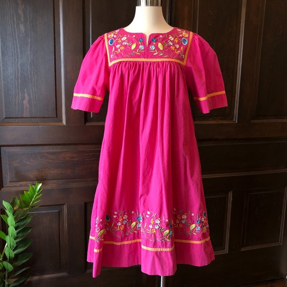 Go Softly Dresses Go Softly Petites Patio Dress Muumuu Pink